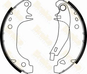 Фото Комплект гальмівних колодок Brake ENGINEERING SH1617