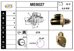 Фото Стартер SNRA ME9027