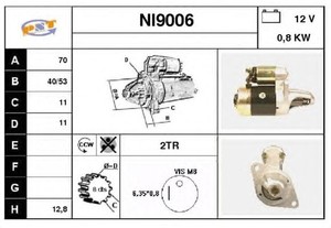 Фото Стартер SNRA NI9006