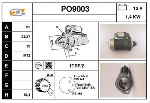 Фото Стартер SNRA PO9003