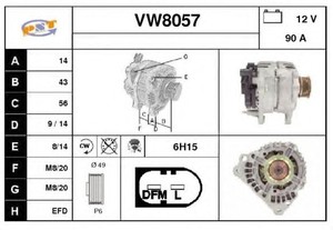 Фото Генератор SNRA VW8057