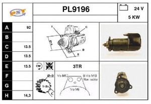 Фото Стартер SNRA PL9196