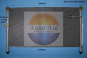 Фото Конденсатор, кондиціонер AUTO AIR GLOUCESTER 16-5376