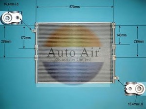 Фото Конденсатор, кондиціонер AUTO AIR GLOUCESTER 16-1023