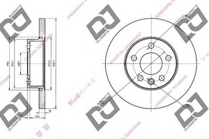 Фото Гальмівний диск DJ PARTS BD1502