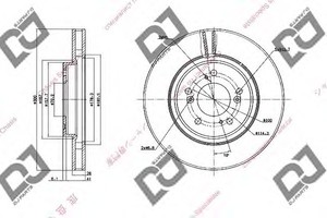 Фото Гальмівний диск DJ PARTS BD1543