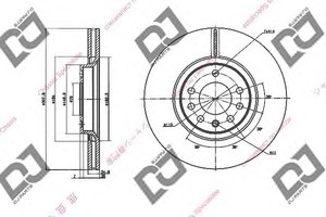 Фото Гальмівний диск DJ PARTS BD1408