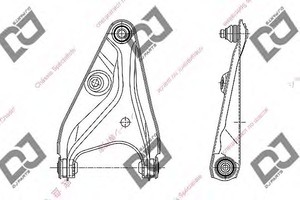 Фото Важіль незалежної підвіски колеса, підвіска колеса DJ PARTS DA1517