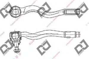 Фото Наконечник поперечной рулевой тяги DJ PARTS DE1122