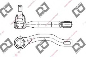 Фото Наконечник поперечной рулевой тяги DJ PARTS DE1394