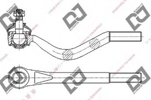 Фото Наконечник поперечной рулевой тяги DJ PARTS DE1406