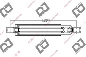 Фото Амортизатор DJ PARTS DS1595HT