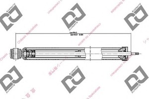 Фото Амортизатор DJ PARTS DS1664GT