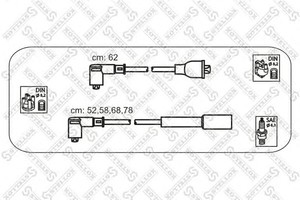 Фото Комплект дротів запалювання STELLOX 10-38078-SX