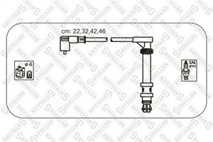 Фото Комплект дротів запалювання STELLOX 10-38133-SX