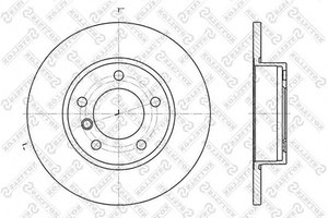 Фото Гальмівний диск STELLOX 6020-1524-SX