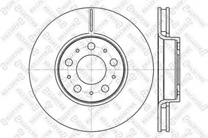Фото Гальмівний диск STELLOX 6020-4841V-SX