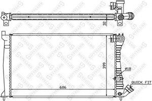 Фото Радіатор, охолодження двигуна STELLOX 10-25276-SX
