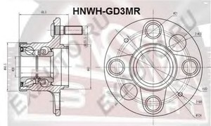 Фото Ступица колеса Asva HNWH-GD3MR