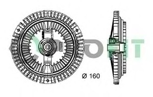 Фото Зчеплення, вентилятор радіатора Profit 17203015