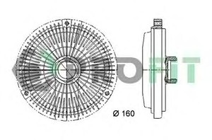 Фото Муфта вентилятора Profit 17203017