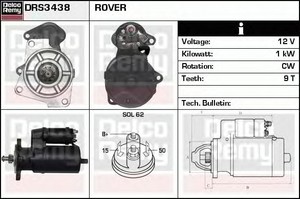 Фото Стартер ACDelco DRS3438