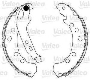 Фото Комплект гальмівних колодок Valeo 564108