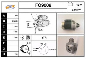 Фото Стартер SNRA FO9008