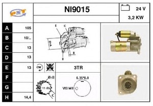 Фото Стартер SNRA NI9015