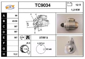 Фото Стартер SNRA TC9034