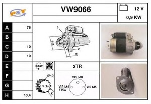 Фото Стартер SNRA VW9066