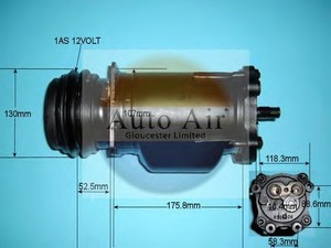 Фото Компресор, кондиціонер AUTO AIR GLOUCESTER 14-5008R