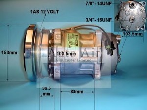 Фото Компресор, кондиціонер AUTO AIR GLOUCESTER 14-0016