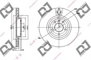 Фото Гальмівний диск DJ PARTS BD1931