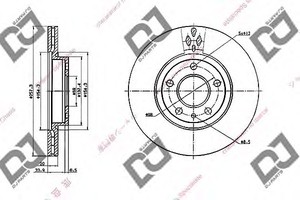 Фото Гальмівний диск DJ PARTS BD1932