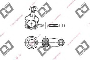 Фото Несущий / направляющий шарнир DJ PARTS DB1063