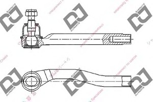 Фото Наконечник поперечной рулевой тяги DJ PARTS DE1097