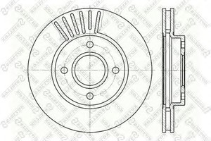 Фото Гальмівний диск STELLOX 6020-2533V-SX