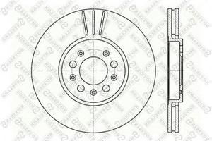 Фото Гальмівний диск STELLOX 6020-4760V-SX