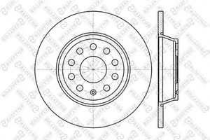 Фото Гальмівний диск STELLOX 6020-4840-SX
