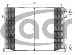 Фото Конденсатор, кондиціонер ACR 300527