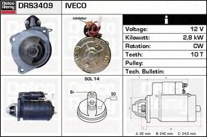 Фото Стартер ACDelco DRS3409