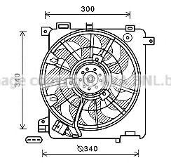 Фото Вентилятор, охолодження двигуна AVA COOLING SYSTEMS OL7635