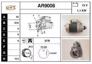 Фото Стартер SNRA AR9008