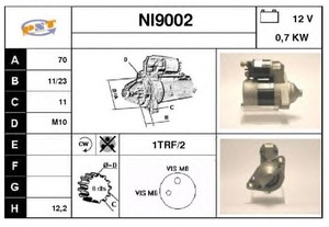 Фото Стартер SNRA NI9002