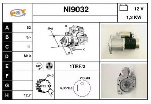 Фото Стартер SNRA NI9032