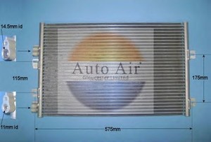 Фото Конденсатор, кондиціонер AUTO AIR GLOUCESTER 16-9122