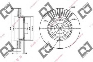 Фото Гальмівний диск DJ PARTS BD1724