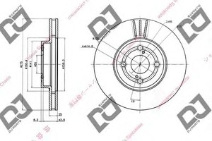 Фото Гальмівний диск DJ PARTS BD1424