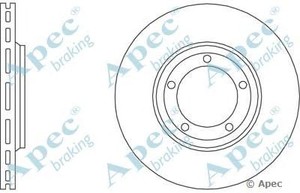 Фото Гальмівний диск APEC braking DSK538